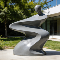 Moderne Abstrakte Menschliche Figur Harz-Skulptur mit Anpassungsoptionen für Kommerzielle Ausstellung und Kunstinstallation