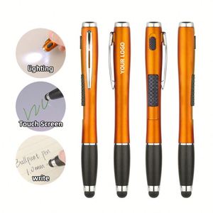 1.0mm Black <b>LED</b> Light Plastic Ballpoint Pen with Modern Design Customizable Logo Stylish Sports Body for Office/School Use - Product Image 4