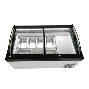 Vitrina Refrigeradora Comercial de 6 Bandejas para Postres y Helados, Congelador de Mostrador para Gelato con Descongelación Automática - Product Image 5
