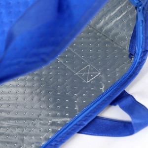 Sacs isothermes réutilisables pour la restauration rapide, sacs à lunch thermiques personnalisés avec logo imprimé, sacs isothermes non tissés pour aliments et vin, vente en gros à prix réduit - Product Image 3