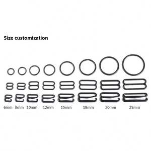 Anillo de sujetador recubierto de nailon y hebillas deslizantes accesorios de ropa interior para sujetador - Product Image 5