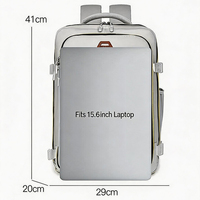 Sac à dos de voyage Oxford imperméable grande capacité avec logo personnalisé, style simple, pour étudiants et ordinateurs portables