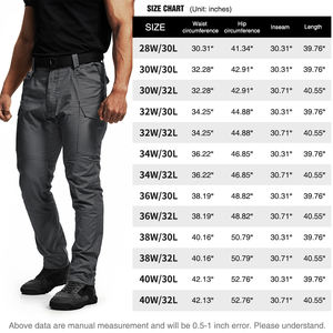 Pantalon cargo décontracté pour homme TOPTACPRO, <span class=keywords><strong>gris</strong></span> <span class=keywords><strong>loup</strong></span>, élastique, en toile de sport, coupe-vent, respirant, imperméable, fermeture éclair, pour tous les activités de plein air - Product Image 6