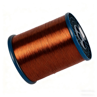 Alambre de Cobre Esmaltado Redondo AWG 42 Uew Clase 180 para Bobinado de Imanes en Aplicaciones Industriales de Transformadores y Energía