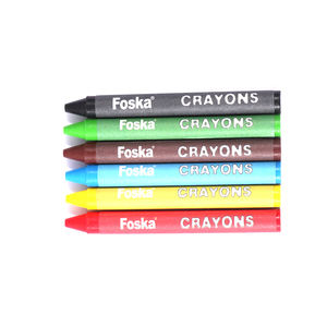 Foska Offre Spéciale Bon Prix Haute Qualité Sécurité Non Toxique Coloré Enfants Art Fournitures Multi-couleurs crayons avec logo personnalisé - Product Image 3