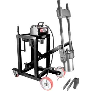 KS TOOLS Prensa de poste de eje de 29 piezas, 75t, con juego de manguitos - Product Image 4