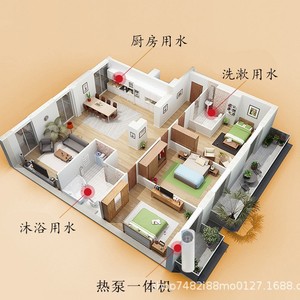 Air Source Heat Pump Water <b>Heater</b> 160L 500L Storage Type Electric Stainless Steel High <b>Efficiency</b> Eco Friendly - Product Image 4