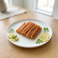 Bâtonnets de viande de poulet séchée pour chiens, friandises à mâcher riches en protéines, sans céréales, pour digestion sensible, enrichies en vitamines – Fabrication OEM/ODM