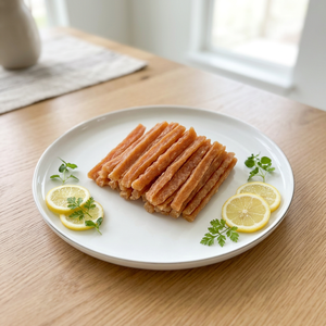 Bâtonnets de viande de poulet séchée <span class=keywords><strong>pour</strong></span> chiens, friandises à mâcher riches en protéines, sans céréales, <span class=keywords><strong>pour</strong></span> digestion sensible, enrichies en vitamines – Fabrication OEM/ODM - Product Image 1