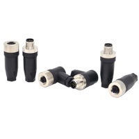 Sonoff — support de câble M8 M12 à 3/4/5/6/7/8 broches, IP67, mâle/femelle, assemblage circulaire, connecteur étanche