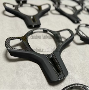 Nuevo producto, venta al por mayor, cubierta de volante de fibra de carbono para BMW G30 G32 G15 G16, cubierta decorativa para volante de coche, embellecedor - Product Image 5