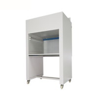 HANSTAT Lemari Baja Lapis Bubuk Industri Stainless 304 Kelas 100, Laminar Flow Hood Vertikal untuk Laboratorium dengan Filter Hepa