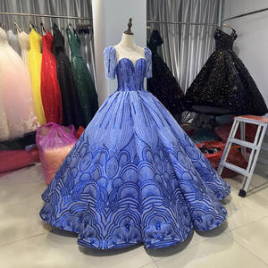 <span class=keywords><strong>Robe</strong></span> <span class=keywords><strong>de</strong></span> <span class=keywords><strong>mariée</strong></span> européenne et américaine élégante à col en V, jupe tutu <span class=keywords><strong>de</strong></span> performance, transfrontalière, 2025, avec traîne chapelle pour adultes - Product Image 2