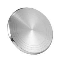 Plateau tournant de décoration de gâteau en métal de 12 pouces support de gâteau rotatif plateau tournant de gâteau en alliage d'aluminium