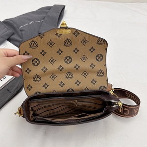 Bolso bandolera con estampado Vintage para mujer, con correa para el hombro y cremallera, bolso portátil multifuncional para mujer. 9018 - Product Image 2