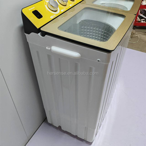 Double Drum Washing Machine Semi-automatic Household 10kg Large Capacity Yellow Design Dewatering <b>Washer</b> Top Loading Washing Mac - Product Image 5