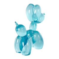 Chien ballon en résine translucide Weivista, artisanat en résine, ornements pour la décoration de la maison dans le salon