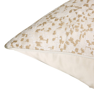 Throw Pillow Cover 18x18 20x20 Home Decoration <strong>Cushion</strong> Covers Elegant <strong>Beige</strong> Jacquard Pillowcase for Livingroom Bedroom Couch - Product Image 5