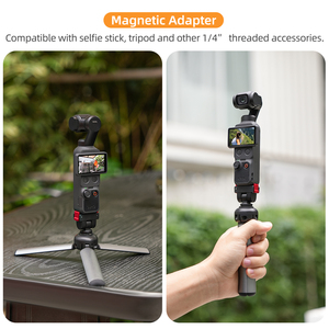 ฐานยึดแม่เหล็กแบบปลดเร็วปรับได้สำหรับ DJI <span class=keywords><strong>Osmo</strong></span> <span class=keywords><strong>Pocket</strong></span> 4/3 ตัวแปลงขายึดสำหรับใช้งานกลางแจ้งสำหรับ Vlog/ปั่นจักรยาน/ในรถยนต์ - Product Image 5