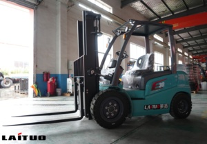 Apilador Eléctrico Industrial de 3 Toneladas, Sistema de Frenado Automático de 3 m, Batería de Iones de Litio, Montacargas Eléctrico de Dos Etapas - Product Image 5
