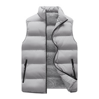 Veste sans manches en duvet chaude pour l'hiver, à capuche, pour homme, gilet pour homme, vente chaude
