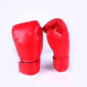 Boks salonu için sıcak satış PU profesyonel deri boks eldiveni