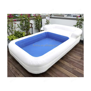 Canapé gonflable commercial pour <span class=keywords><strong>piscine</strong></span> 5x3m, PVC de 0,6 mm d'épaisseur, soudé à l'air chaud, portable <span class=keywords><strong>avec</strong></span> tente pour fêtes en extérieur dans la cour - Product Image 6