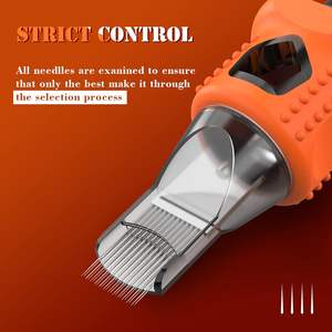 Aiguilles de tatouage INKin 15RM, 16 pièces, cartouches à rebord pour les doigts # 12 Tatouages standard 15 <span class=keywords><strong>Magnum</strong></span> longs et effilés résistants à l'eau - Product Image 2