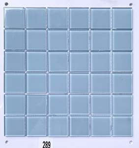 Azulejo de Vidrio Mosaico Moderno Más Vendido de Kasaro para Hotel, Hospital, Piscina, Cocina, Revestimiento, <span class=keywords><strong>Color</strong></span> Azul, 4 mm de Grosor, Más de 5 Años - Product Image 3
