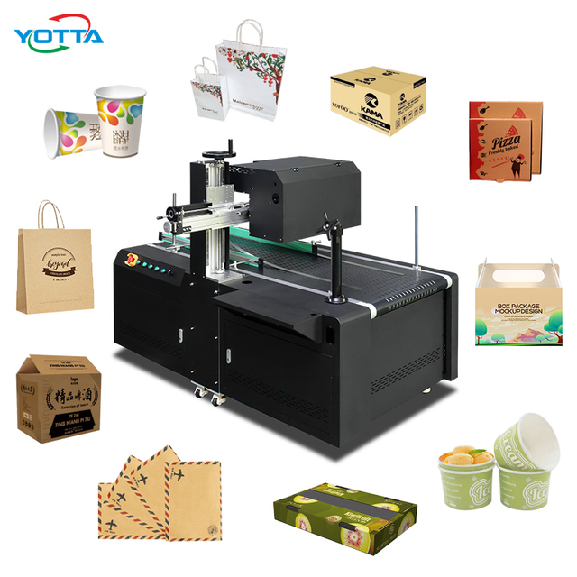 China Yotta S300 Single Pass Digital UV Printer Carton Packing Kraft Paper Bag Single Pass Corrugated Box One Pass Printer