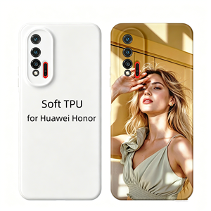 Fundas de Teléfono en Blanco para Sublimación 3D, Cubierta de Película TPU Suave para Huawei <span class=keywords><strong>Honor</strong></span> 600 500 400 300 200 Pro Magic 8 7 6 5 X40 X50 X60 X70 X80i - Product Image 1