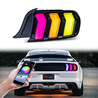 Ensemble de feu arrière Led DK Motion pour Ford Mustang GT350 GT500 RGB voiture modifiée feux arrière Led feu arrière 2015-2023