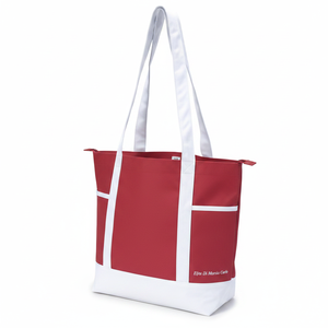 Borsa Tote Rossa da Donna, Shopper da Spiaggia Grande Capacità in Stile Canvas - Product Image 2