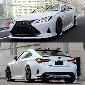 Runde, recién llegado, Kit de carrocería de fibra de carbono de resina para Lexus RC, actualización de estilo <span class=keywords><strong>Artisa</strong></span>, faldas laterales de labio delantero, alerón difusor trasero - Product Image 4