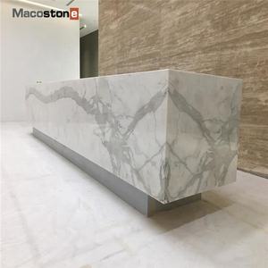 ควอตซ์ Faux สีขาว Calacatta หินอ่อนเคาน์เตอร์ครัว - Product Image 5