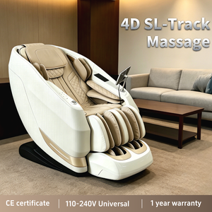 Fauteuil de massage corporel complet de luxe Zhipin pour la maison, manipulateur 4D, compresse chaude, commande vocale intelligente, massage par impulsions d'air - Product Image 1