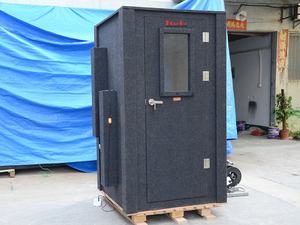 Cabine d'Enregistrement Vocale Portable et Mobile, Acoustique Insonorisée Économique pour Studio à Domicile pour la Pratique Musicale de Guitare et Batterie - Product Image 3