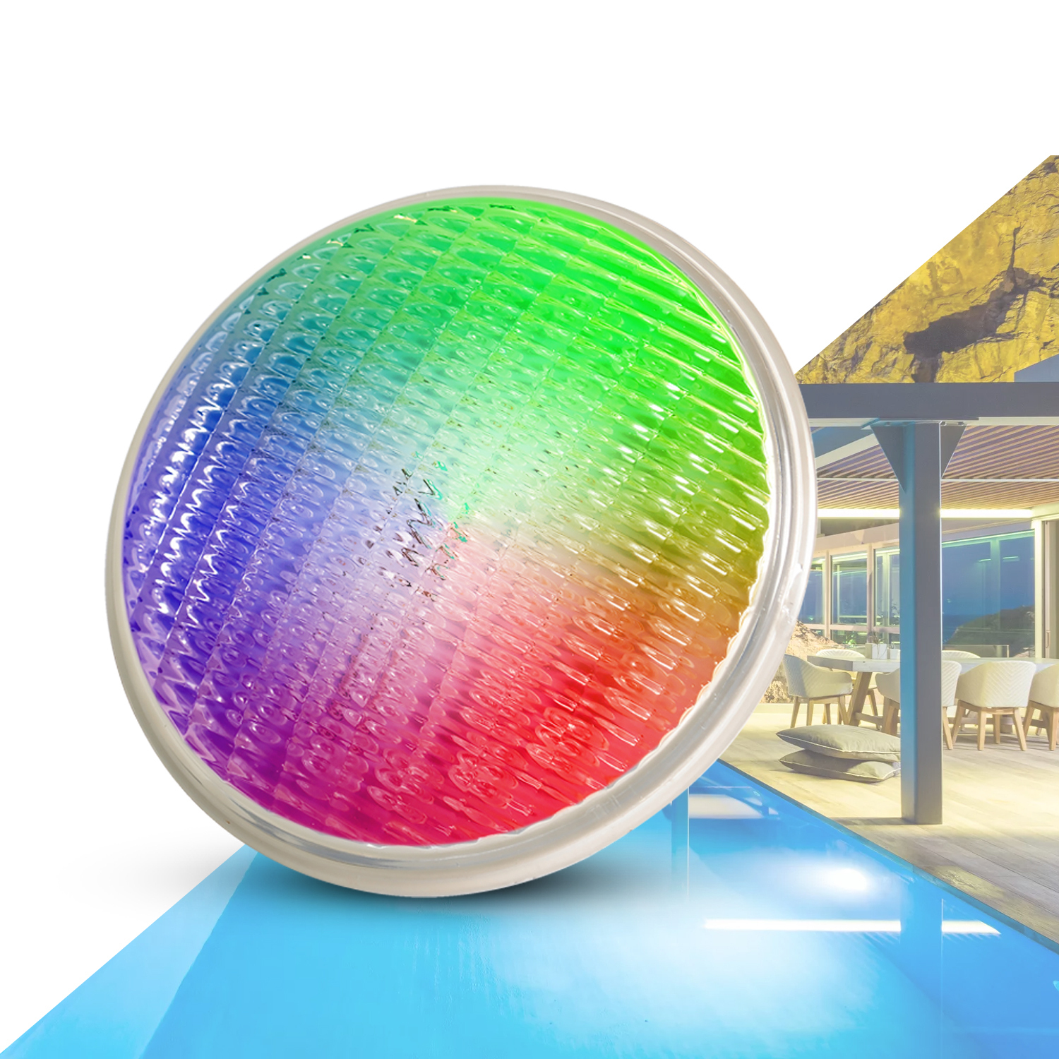 RGB Swimming Pool Led SMDPar56 -18W Underwater IP68 Lights Led Swimming Pool Lights Remote Control
