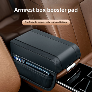 2025 सार्वभौमिक शैली की मेमोरी फोम कार आर्मरेस्ट कुशन कार सेंटर कंसोल कवर पैड स्टोरेज पॉकेट के साथ कवर पैड - Product Image 3