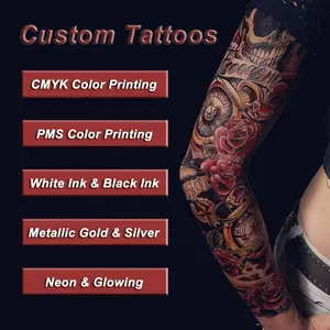 Designs Customizable Temporary Tattoo Stickers Multiple Prints Universal For Adults And Children