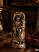 Ornements de style européen rétro en forme de sablier, décorations écologiques en bois et fer pour la maison, grande roue, cadeau d'anniversaire pour étudiants et couples