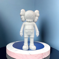 Kit de peinture populaire 2026 Lapin blanc à peindre soi-même, 23 cm de haut, surface givrée, blanc embryonnaire avec tirelire