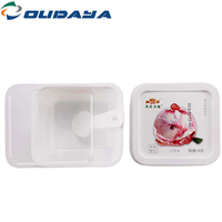 Recipiente de plástico PP iml para taza de yogur, para helado, ecológico, reciclado