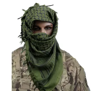 keffiyeh arab scarf Tactical Desert Keffiyeh Scarf Cotton Shemagh Tactical Desert Scarf Wrap