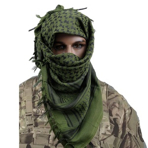 Keffiyeh Arab <strong>Scarf</strong> Tactical Desert Keffiyeh <strong>Scarf</strong> Cotton <strong>Shemagh</strong> Tactical Desert <strong>Scarf</strong> Wrap - Product Image 1