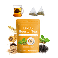 Thé à l'ashwagandha et au ginseng naturel, à base de plantes, pour hommes et femmes, stimulant de la libido, marque privée OEM