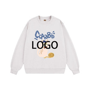 Crew Neck Sweatshirt For <b>Women</b> Spring Autumn Custom Print <b>Long</b> <b>Sleeve</b> Casual Loose <b>Sports</b> Pullover <b>Top</b> Oem Hoodie Work Hoodie - Product Image 2