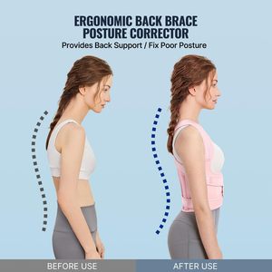 Thắt lưng xương đòn hỗ trợ điều trị Corrector vai trở lại Brace hỗ trợ dây đai điều chỉnh tư thế Corrector - Product Image 4