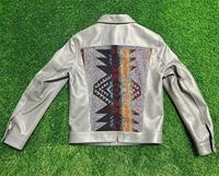 Custom Design Fashion Hochwertige Streetwear Jacke für Herren Custom Logo Herren Lederjacke