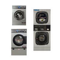 Séchoirs à linge commerciaux électriques de 10 kg à 100 kg de capacité, avec boîtier en acier inoxydable, pour entreprises thaïlandaises, séchoir à linge à monnayeur